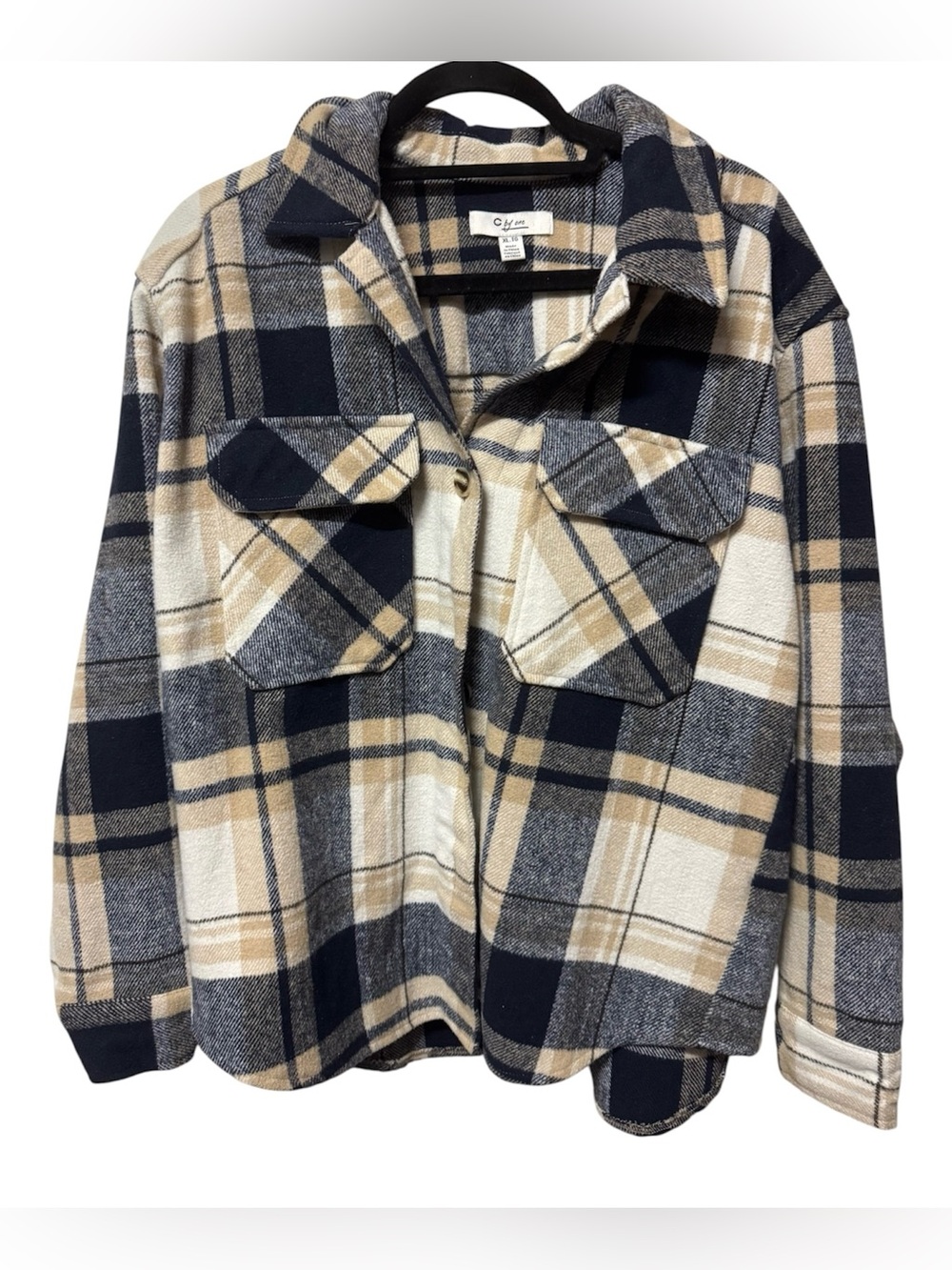 C by One women’s shirt jacket